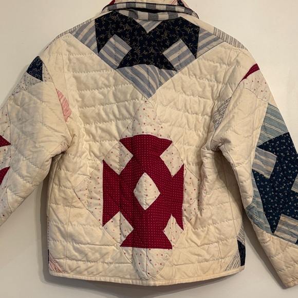 Psychic Outlaw Depression Era Lantern Quilt Patchwork Coat - Picture 11 of 16